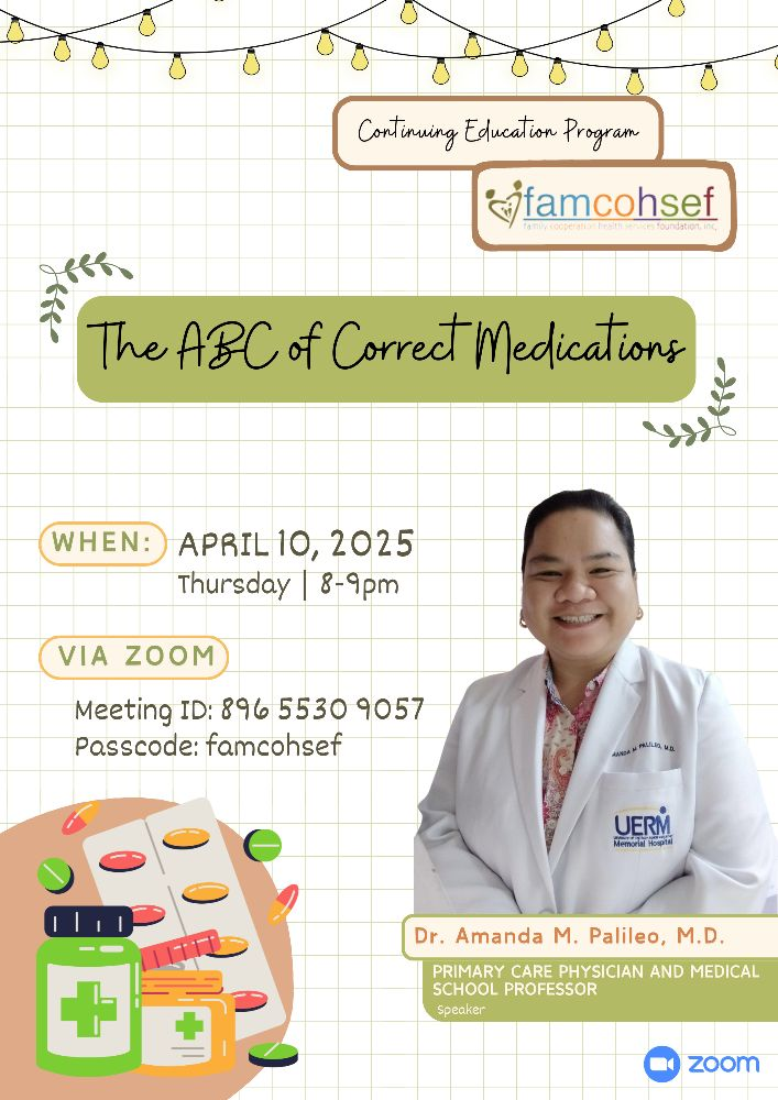 The ABC of Correct Medications with Dr. Amanda M. Palileo, M.D.